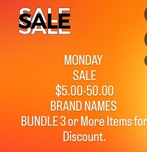 MONDAY SALE